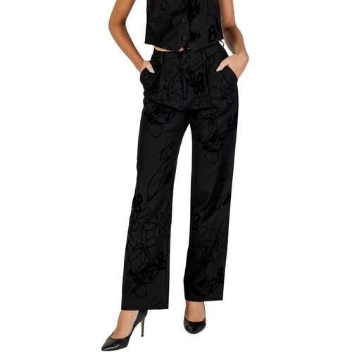 Desigual PANT_FLOCK 25WWPW05 Crna Slike