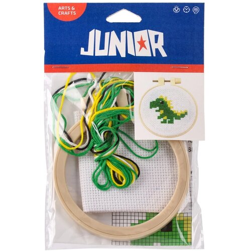 Junior Crafty creativ, kraft set za pletenje, zeleno-žuta Cene