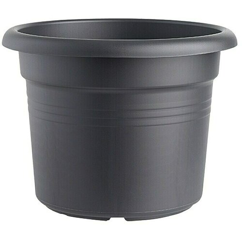 ELHO Tegla za cvijeće (Maks. vanjski promjer: 20 cm, Visina: 15 cm, Plastika, Crne boje) Slike