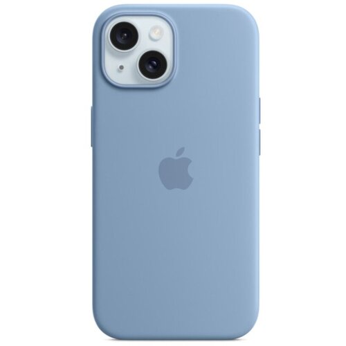 Apple MT0Y3ZM/A Maska za telefon iPhone 15, MagSafe, Winter Blue Slike