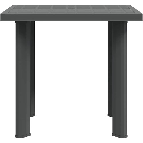  Vrtni stol antracit 80 x 75 x 72 cm plastični Slike