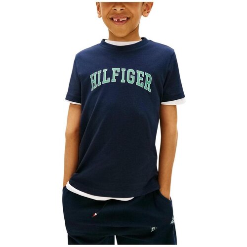 Tommy Hilfiger Majice s kratkimi rokavi KB0KB10420 C1G Modra Cene