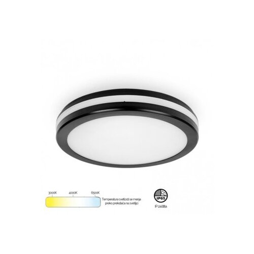  LED PLAFONJERA MONA-300-30W 3000/4000/6500K IP65 CRNA Cene