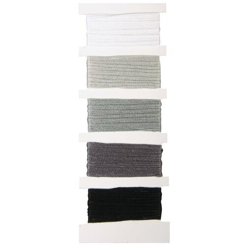 RAYHER Bombažne vrvice "Stitch & Knot", sive, 5barvx10m, (20633823) Cene