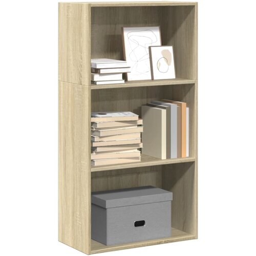 vidaXL Knjižna omara sonoma hrast 60x30x114 cm inženirski les Cene