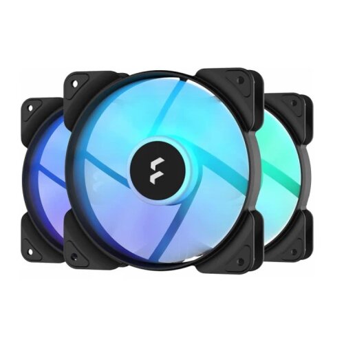 Fractal Design ventilator 120mm aspect 12 rgb black frame 3-pack , FD-F-AS1-1206 Slike