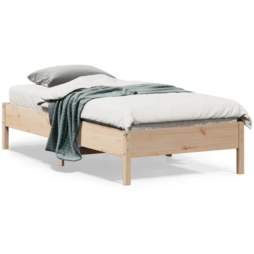 vidaXL Okvir za krevet 90 x 190 cm od masivne borovine