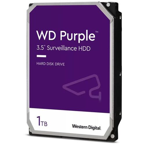 Western Digital HDD 1 TB, WD11PURZ SATA-6Gb, IntelliPower rpm, 64 MB PURPLE Cijene