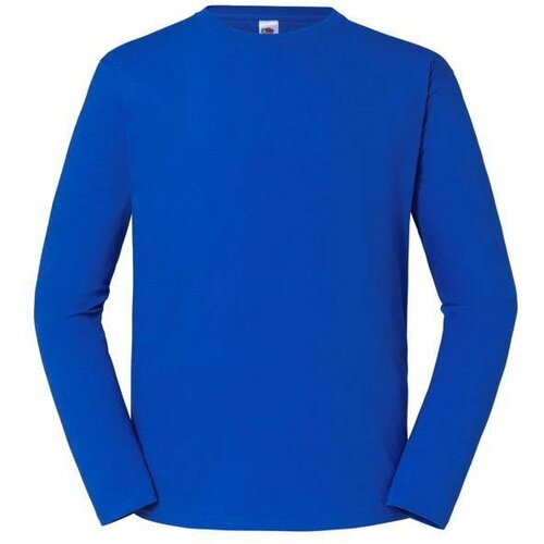 Fruit Of The Loom Blue Men&amp;#039;s T-shirt Iconic 195 Ringspun Premium Slike