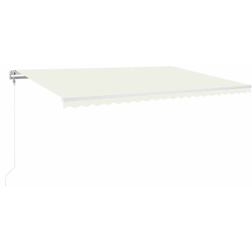  Automatska tenda sa senzorom za vjetar LED 500x350 cm krem Slike