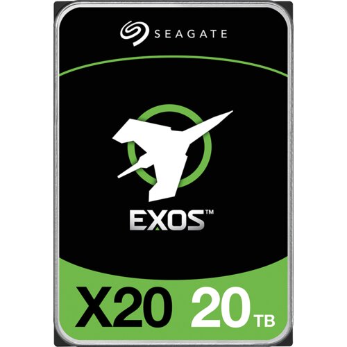 Seagate Exos X22 20TB disk, 512E/4KN, 8.89cm (3.5&amp;quot;), SATA 6Gb/s, 7200 obratov/min - ST20000NM004E Slike