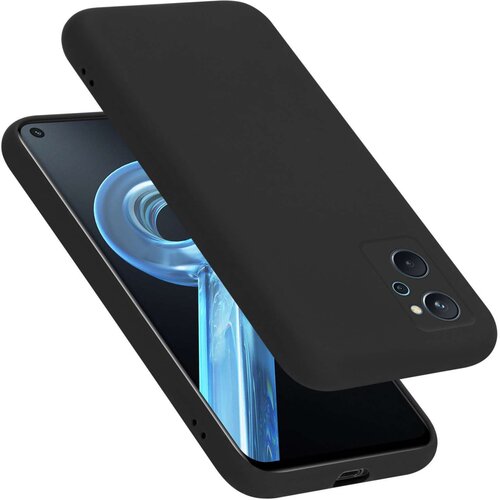 Cadorabo Ohi&scaron;je je združljivo z Oppo A36 / A76 / A96 4G / K10 4G / Realme 9i in tekoča črna barva - Za&scaron;čitni ovitek iz prožnega silikona TPU, (20860405) Cene
