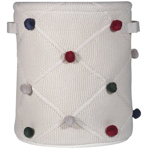 Kindsgut Krem tekstilna dječja kutija za pohranu ø 30x35 cm Creme – Cene