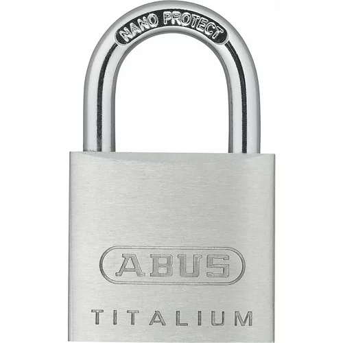 Abus Cilindrična ključavnica obešanka, ključavnica obešanka 64TI/30, DE 12 kosov, srebrne barve