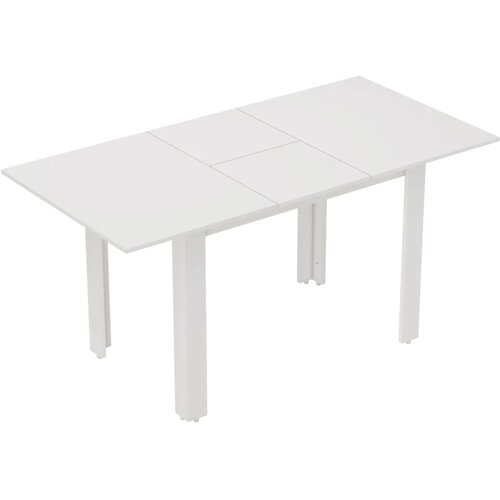  Razvlačivi blagovaonski stol  120-160 x 70 cm  podesivi kuhinjski stol za 4-6 osoba  MDF  visokosjajna bijela Cijene