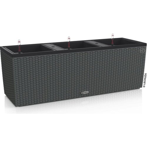 LECHUZA Korito TRIO &amp;quot;Cottage&amp;quot; 30 All-in-One Set - Granitno siva Slike
