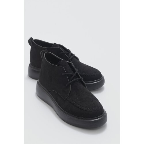 LuviShoes Valve Women's Black Suede Boots Cene