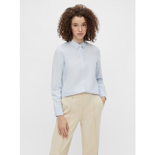 Pieces Light Blue Shirt Irena - Women Slike