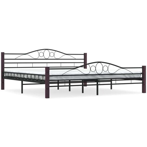  Za krevet crni metalni 200 x 200 cm Cene
