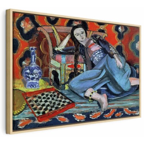  Slika - Henri Matisse – Odalisque with Turkish Chair 90x60 U prirodnom drvenom okviru Cene