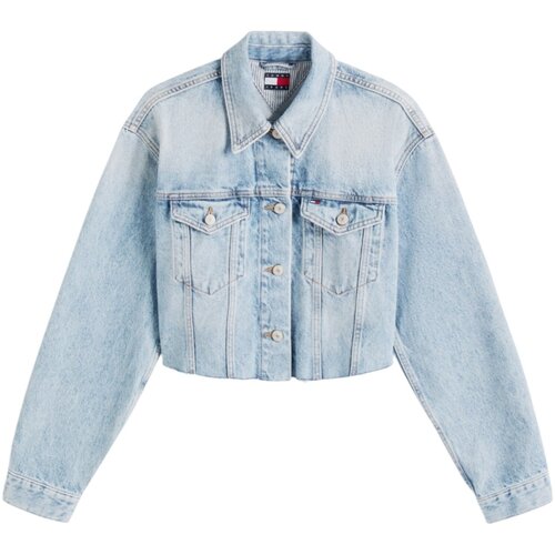 Tommy Hilfiger CROPPD TRCKR JKT RWB DW0DW21063 Plava Slike
