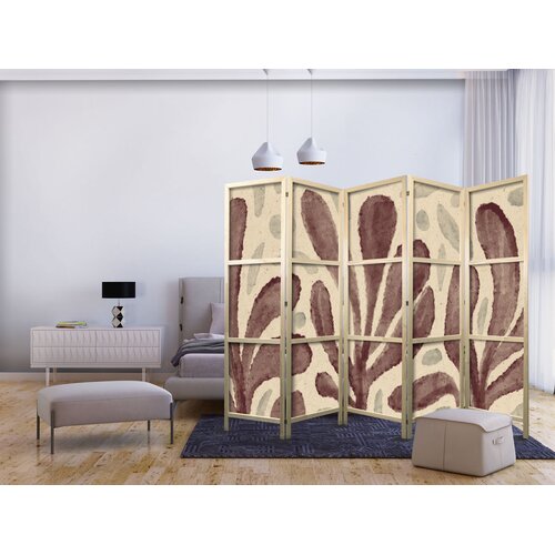  Japanski paravan - Waving Leaves - Irregular Plant Shapes in the Style of Matisse Cijene