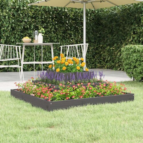  Sadilica siva 80x80x27 cm od masivne borovine Cijene