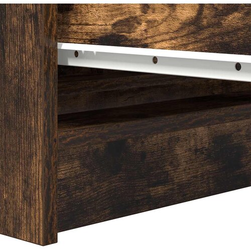  Komoda dimljeni hrast 100x35x99 cm od konstruiranog drva Slike