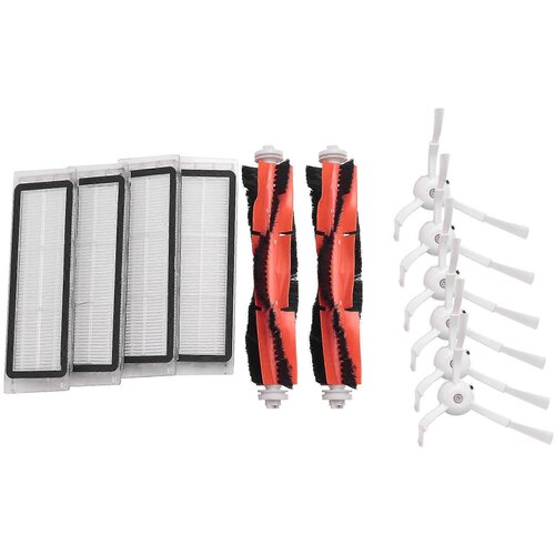 INORCO 6 X Stranska krtača + 4 X Hepa filter + 2 X Glavna krtača za sesalnik 2 Deli robotskega sesalnika S50 Mi Ac, (21851076) Slike