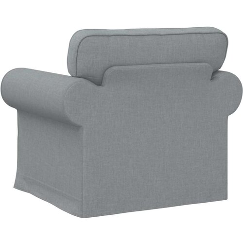 SOFA Svijetlo siva 215 x 82 x 80 cm Metal Slike