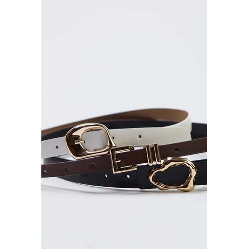 Trendyol Shoes Set kai&amp;scaron;eva, 3 komada, Krem Slike
