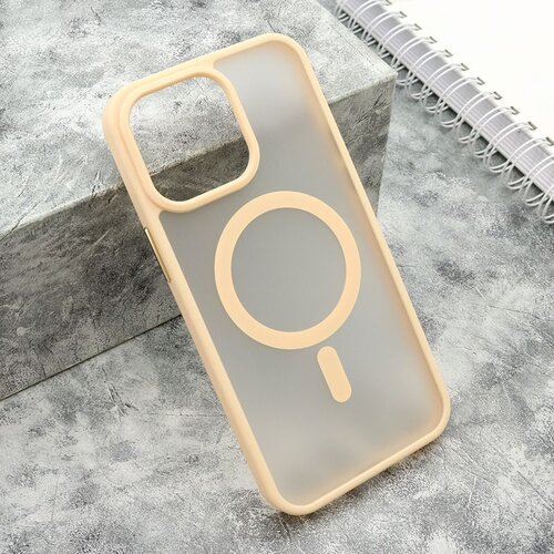 Maska silky magsafe matte za iphone 15 pro max/ roze Slike