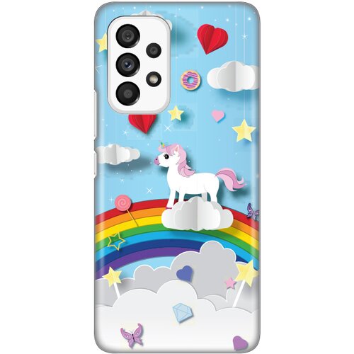 maska silikonska print za samsung A536B galaxy A53 5G unicorn Slike