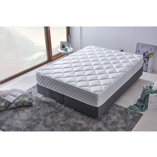 Hanah home Hybrid 100x200 cm Single Size Soft and Firm Mattress White Mattress Cene