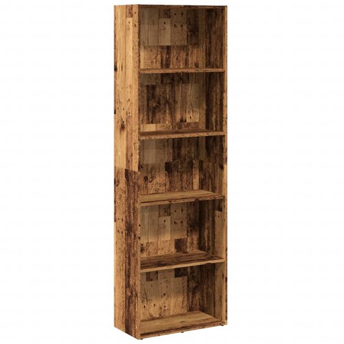 Maison Chic Knjižna omara - Knjižni regal starinski les 60x30x189 cm inženirski les, (21725036) Slike