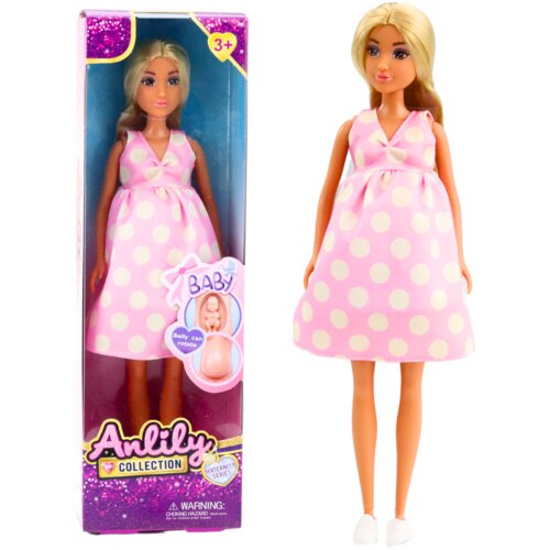  Lutka za igru Anlily princeza s krunom - plavo/roza - 30cm Cijene