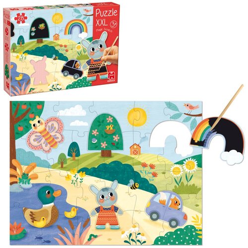 Goula čarobne XXL puzzle za struganje Slike