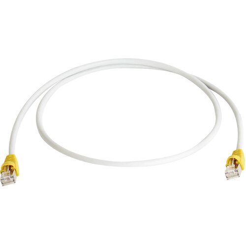 Telegärtner RJ45 (prekrižan) omrežni kabel CAT6a S/FTP 2 m siva ognjevaren, z za&scaron;čitnim zapornim zatičem RJ45 (prekrižan) omrežni kabel CAT6A S/FTP [1, (20416794) Cene