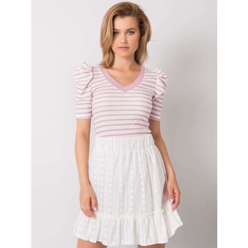 Factory Price Blouse-FN-BZ-4591.06P-white-pink Slike