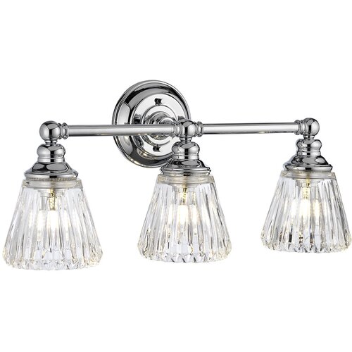 Quintiesse Keynes Stenska svetilka s 3 lučmi, polirani krom, IP44, (22099052) Cene