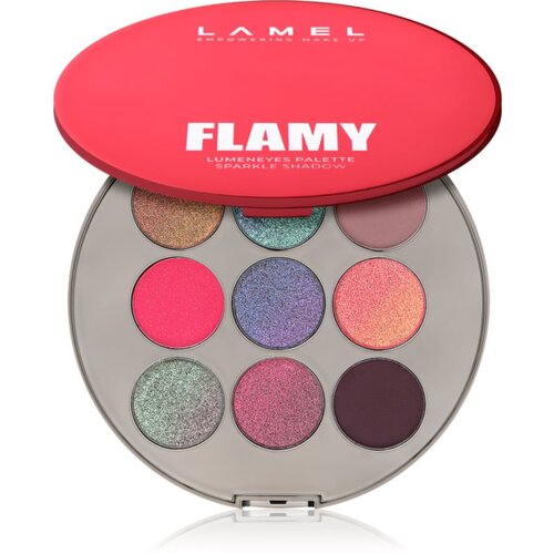 LAMEL Flamy Lumeneyes Palette paleta sjenila za oči 9 g Slike