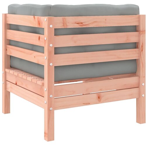  9-dijelni set vrtnih sofa s jastucima masivno drvo duglazije Slike