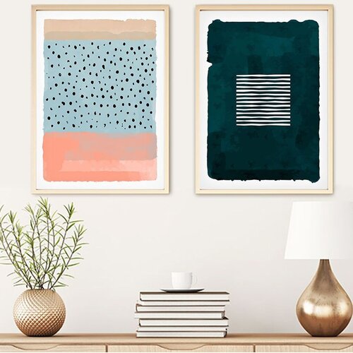 Wallity Uramljena slika Huhu55, 50x70 cm , 2 dijela Slike