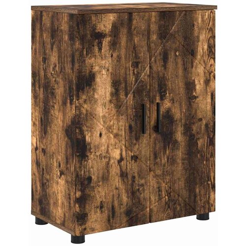 VidaXL Kupaonski ormar s policom Dimljeni hrast 60 x 35 x 80 cm Slike