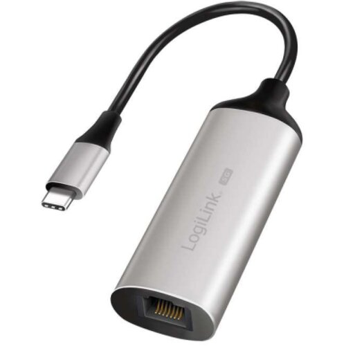 Logilink Mrežni adapter USB-C => LAN RJ45 10/100/1000/2500/5000 USB 3.2 0,15cm aluminium (UA0456), (5000089246) Cene