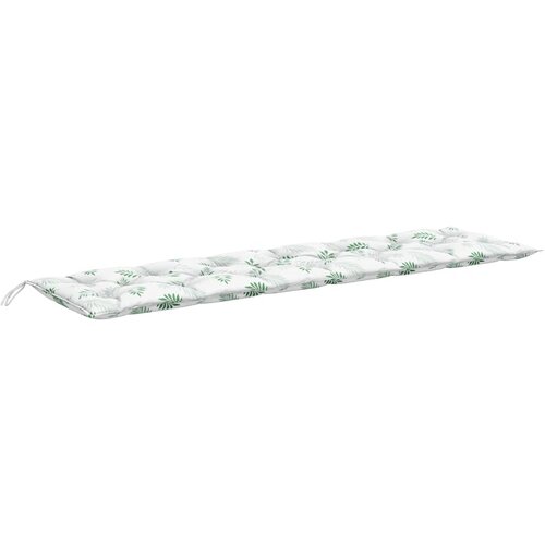  Jastuci za vrtnu klupu 2 kom s uzorkom li&amp;scaron;ća 200x50x7cm tkanina Slike