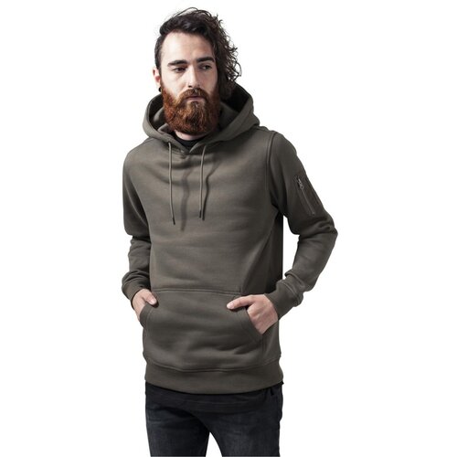 Urban Classics Sweat Bomber Hoody olive Cene