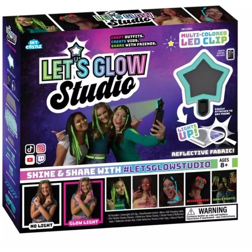 Let’s Glow Set Studio Selfie Cene