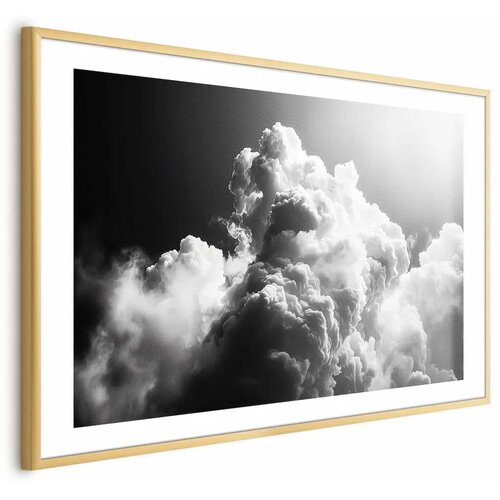  Plakat Clouds Like Dreams: Let the Sun Brighten Your Day &ndash; A Visual Feast 42x29.7 Zlatni okvir s margom Cijene