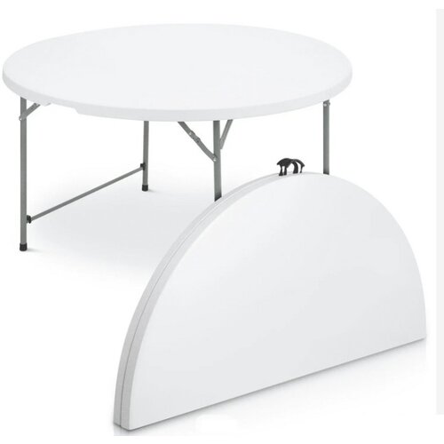  Okrugli plastični Sto 152cm sa metalnom konstrukcijom Slike